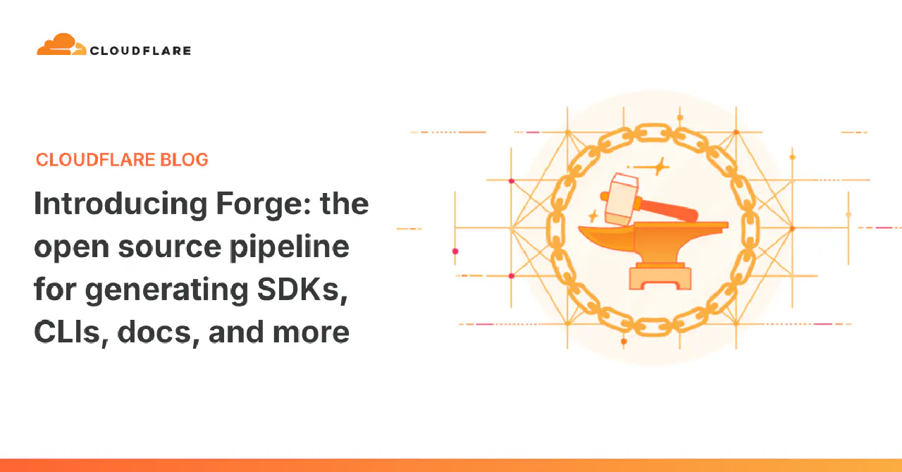 Introducing Forge: the open source pipeline for generating SDKs, CLIs, docs, and more