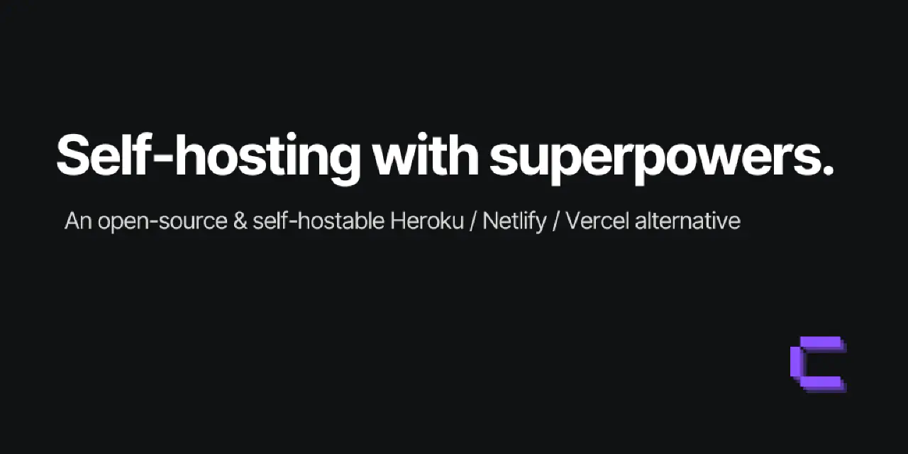 GitHub - coollabsio/coolify: An open-source, self-hostable PaaS alternative to Vercel, Heroku & Netlify that lets you easily deploy static sites, databases, full-stack applications and 280+ one-click services on your own servers.