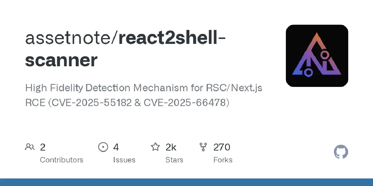 React2shell scanner