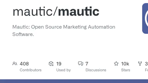 GitHub - mautic/mautic: Mautic: Open Source Marketing Automation Software.