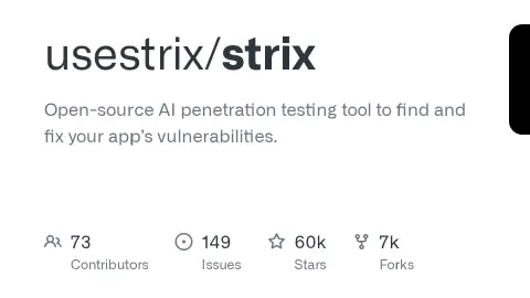 GitHub - usestrix/strix: Open-source AI penetration testing tool to find and fix your app’s vulnerabilities.
