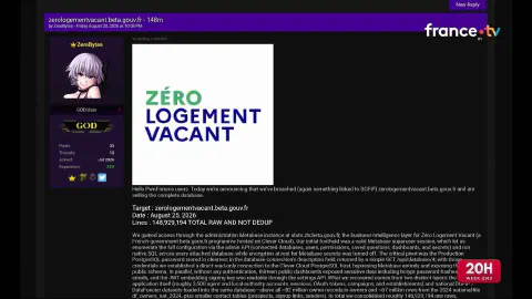 Le groupe de pirates ZeroBytes revendique une nouvelle cyberattaque, des propriétaires de logements vacants potentiellement touchés