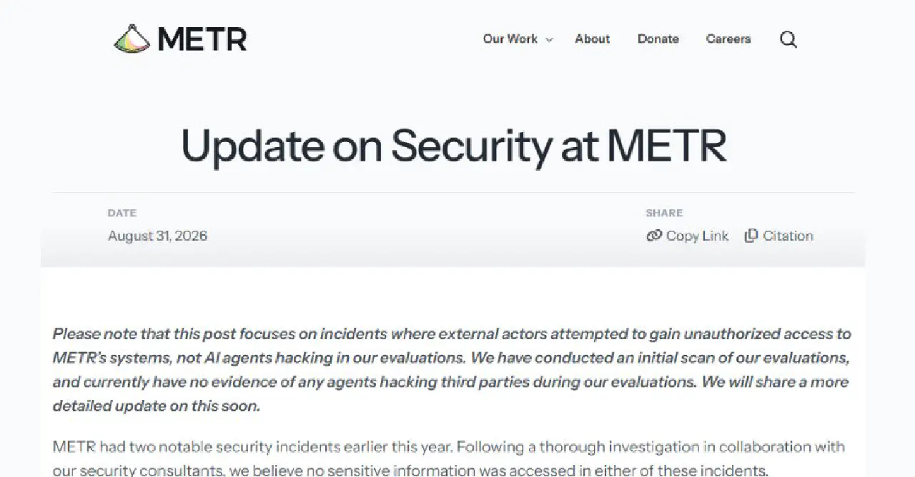 Attackers Steal METR API Key and Consume AI Credits Worth About $600,000