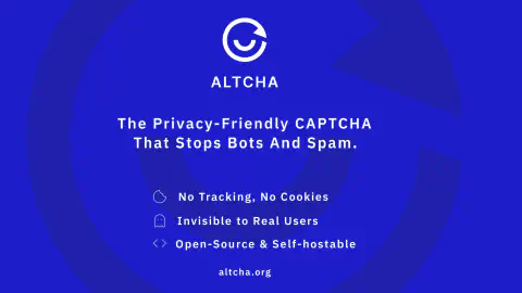 ALTCHA — Alternative au CAPTCHA axée sur la confidentialité
