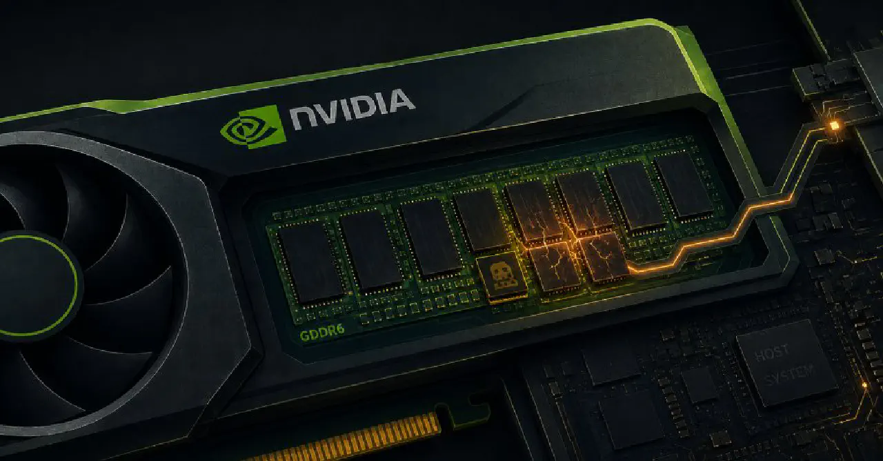 New GPUThor Rowhammer Defeats ECC on NVIDIA RTX A6000 to Gain Host Root Access