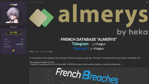Fuite de données chez Almerys : 15,5 M comptes compromis dans une...