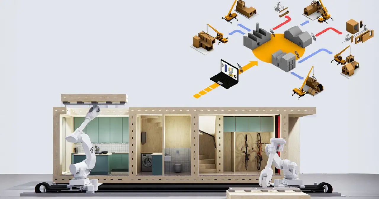 $300,000 robotic micro-factories pump out custom-designed homes