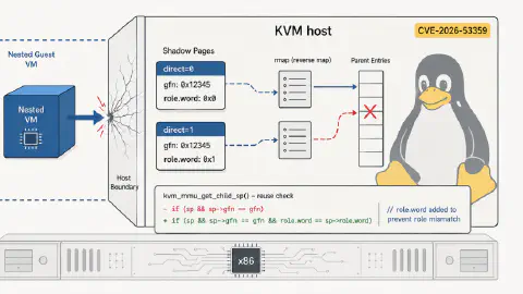 16-Year-Old Linux KVM Flaw Lets Guest VMs Escape to Host on Intel and AMD x86 Systems