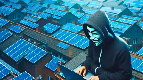 Des millions de panneaux solaires pirates par un gentil hacker explications