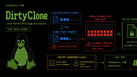 New DirtyClone Linux Kernel Flaw Lets Local Users Gain Root via Cloned Packets