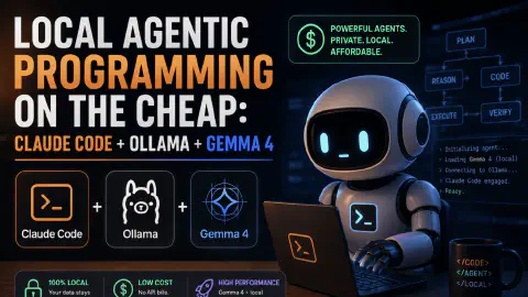 Local Agentic Programming on the Cheap: Claude Code + Ollama + Gemma4