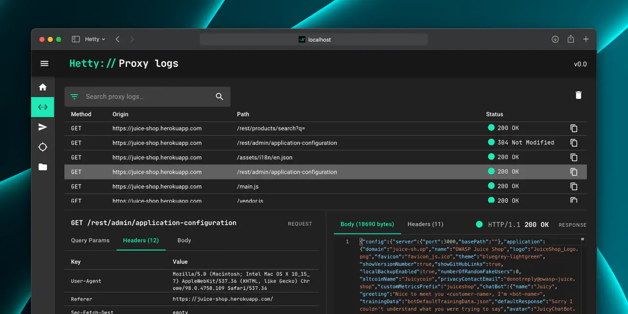 GitHub - dstotijn/hetty: An HTTP toolkit for security research.